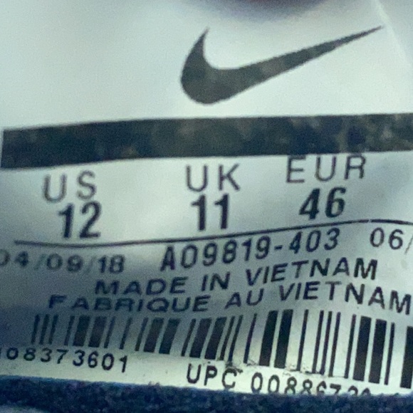 Nike Odyssey React 'Thunder Blue' Running Shoes AO9819-403 Men's Size 12 - Picture 12 of 13